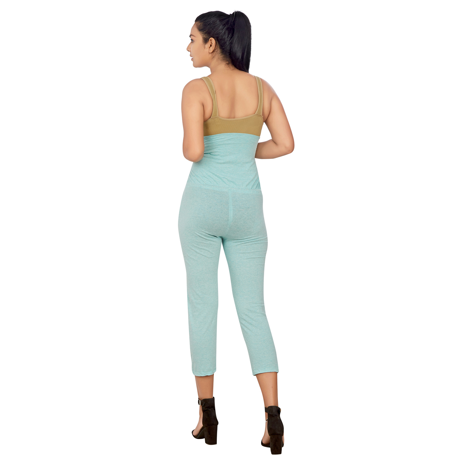 Blue Cotton Comfortable Maternity Wear - Blue - Image 2
