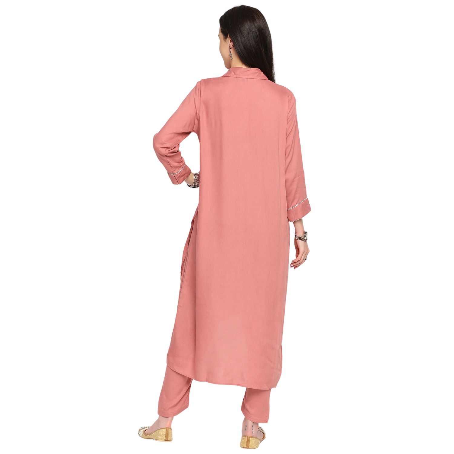 Mom For Sure Maternity Kurta - Black - Image 5