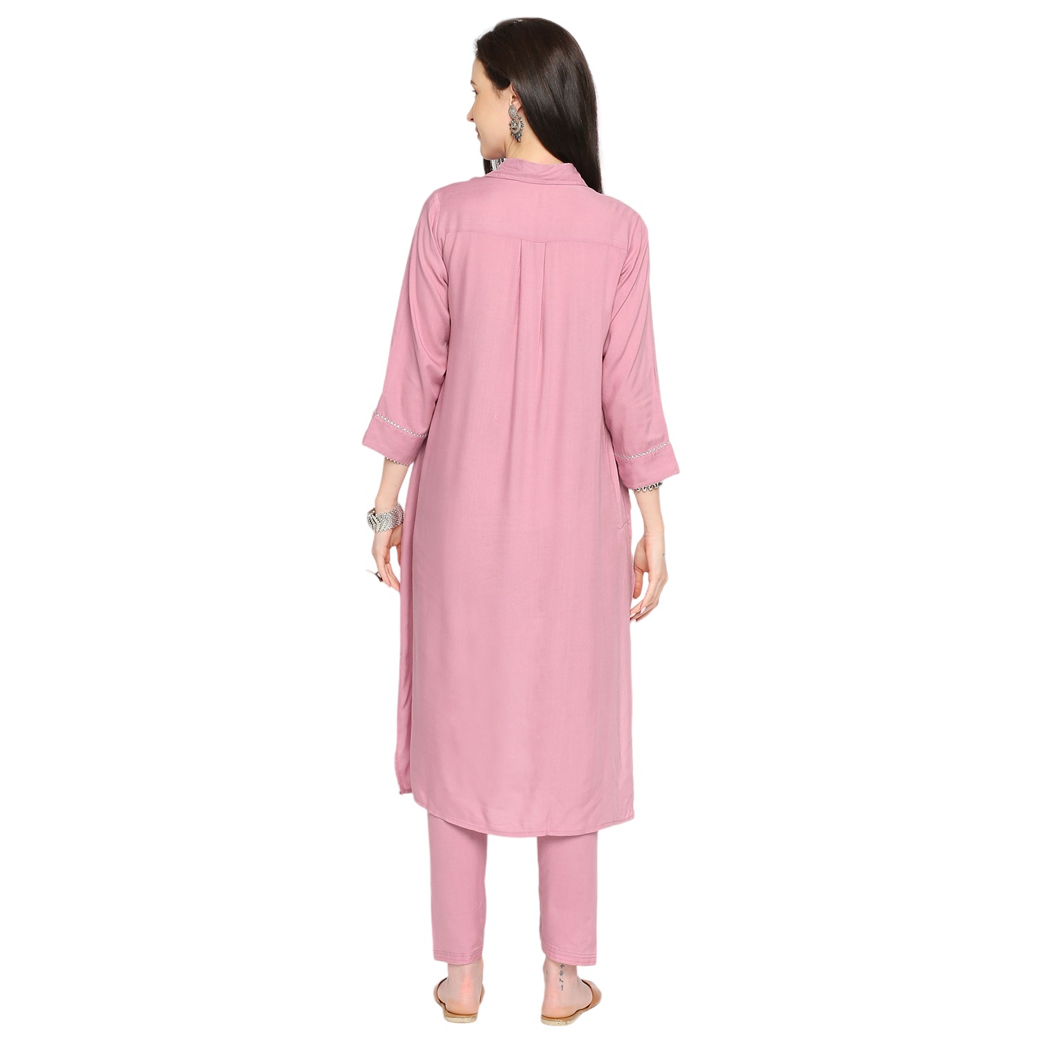 Mom For Sure Maternity Kurta - Black - Image 5