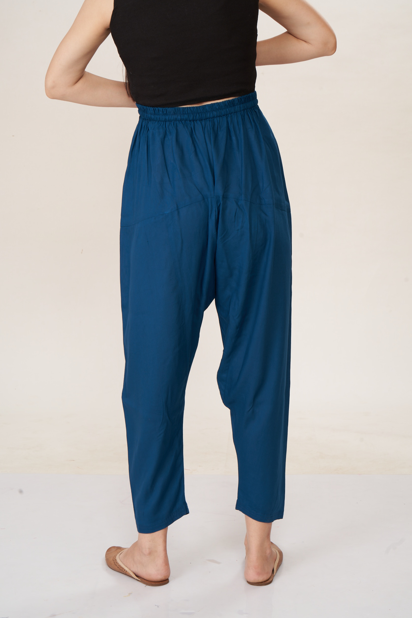 Rayon Maternity Pathani Maternity Salwar - Blue - Image 5