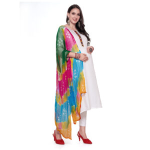 Soft Rayon Kalicut Maternity Kurta - White