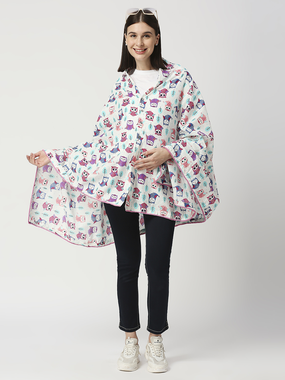 Multipurpose Nursing Cover Maternity Wear - White