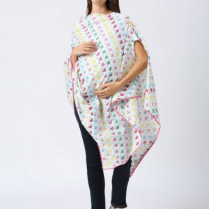 Multipurpose Nursing Cover Maternity Wear - White
